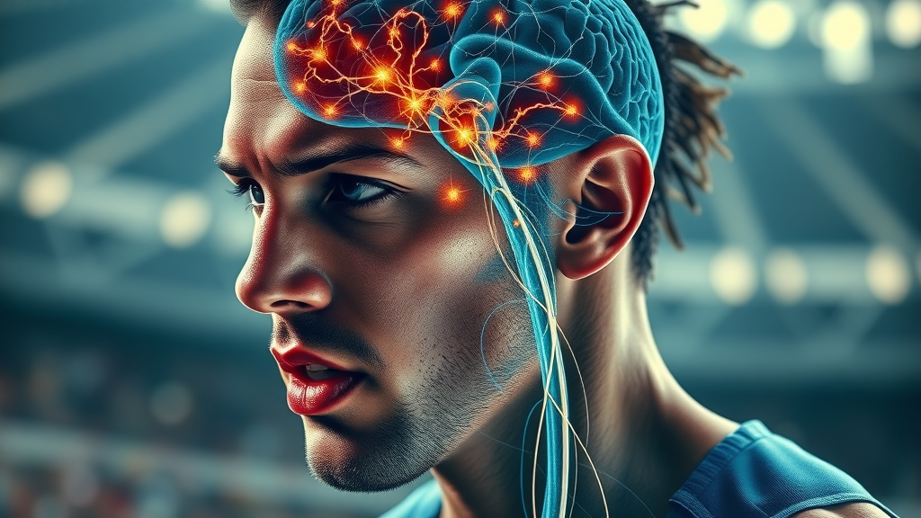 athlete brain and body illustrating hypnosis for peak performance