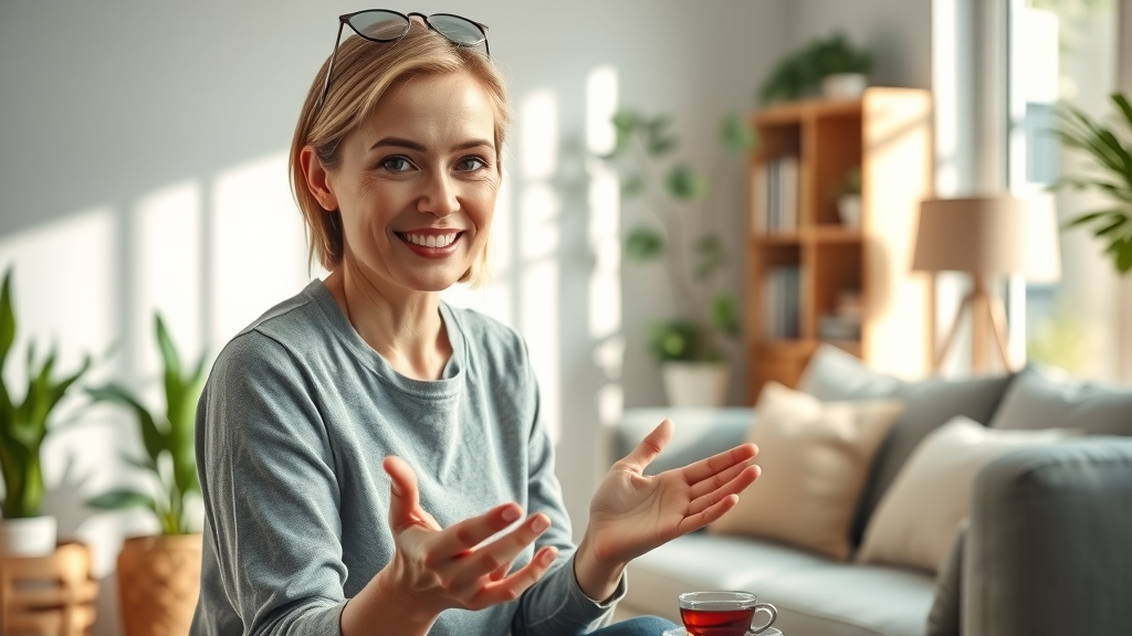 clinical hypnosis therapist office modern, natural light, inviting and calm setting for hypnosis for depression support what research says