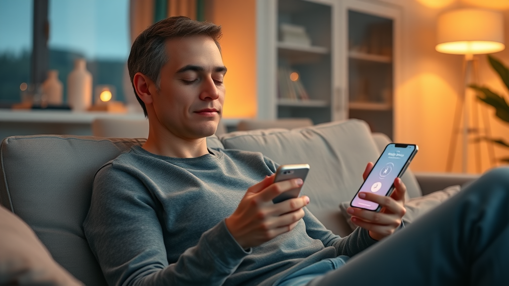 self-hypnosis app session for relaxation and sleep well hypnosis at home